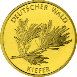 20 Euro Goldmünze "Kiefer" - Deutschland 2013 - Serie: "Deutscher Wald"