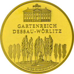 100 Euro Deutschland 2013 Gold st - UNESCO Gartenreich...