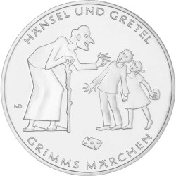 10 Euro Deutschland 2014 Silber PP - H&auml;nsel und...