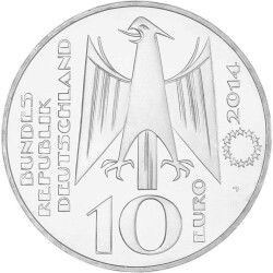 10 Euro Deutschland 2014 Silber PP - Fahrenheit-Skala