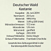 20 Euro Goldmünze "Kastanie" - Deutschland 2014 - Serie: "Deutscher Wald"