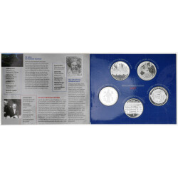10 Euro Gedenkmünzen-Set Deutschland 2007 Polierte...