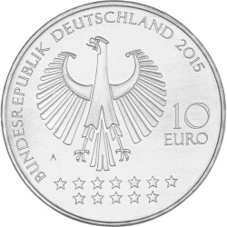 10 Euro Deutschland 2015 CuNi bfr. - Otto von Bismarck