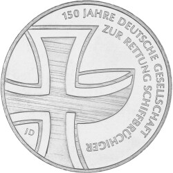 10 Euro Deutschland 2015 CuNi bfr. - Gesellschaft Rettung...