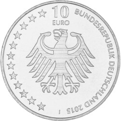 10 Euro Deutschland 2015 CuNi bfr. - Gesellschaft Rettung...