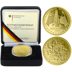 100 Euro Deutschland 2015 Gold st - UNESCO Oberes...