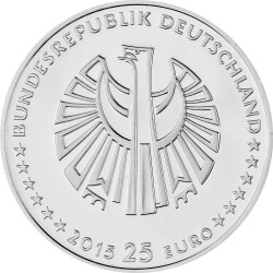 25 Euro Gedenkmünze Deutschland 2015 Silber bfr. - 25 Jahre Deutsche Einheit