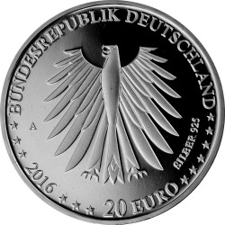 20 Euro Deutschland 2016 Silber PP - Rotkäppchen