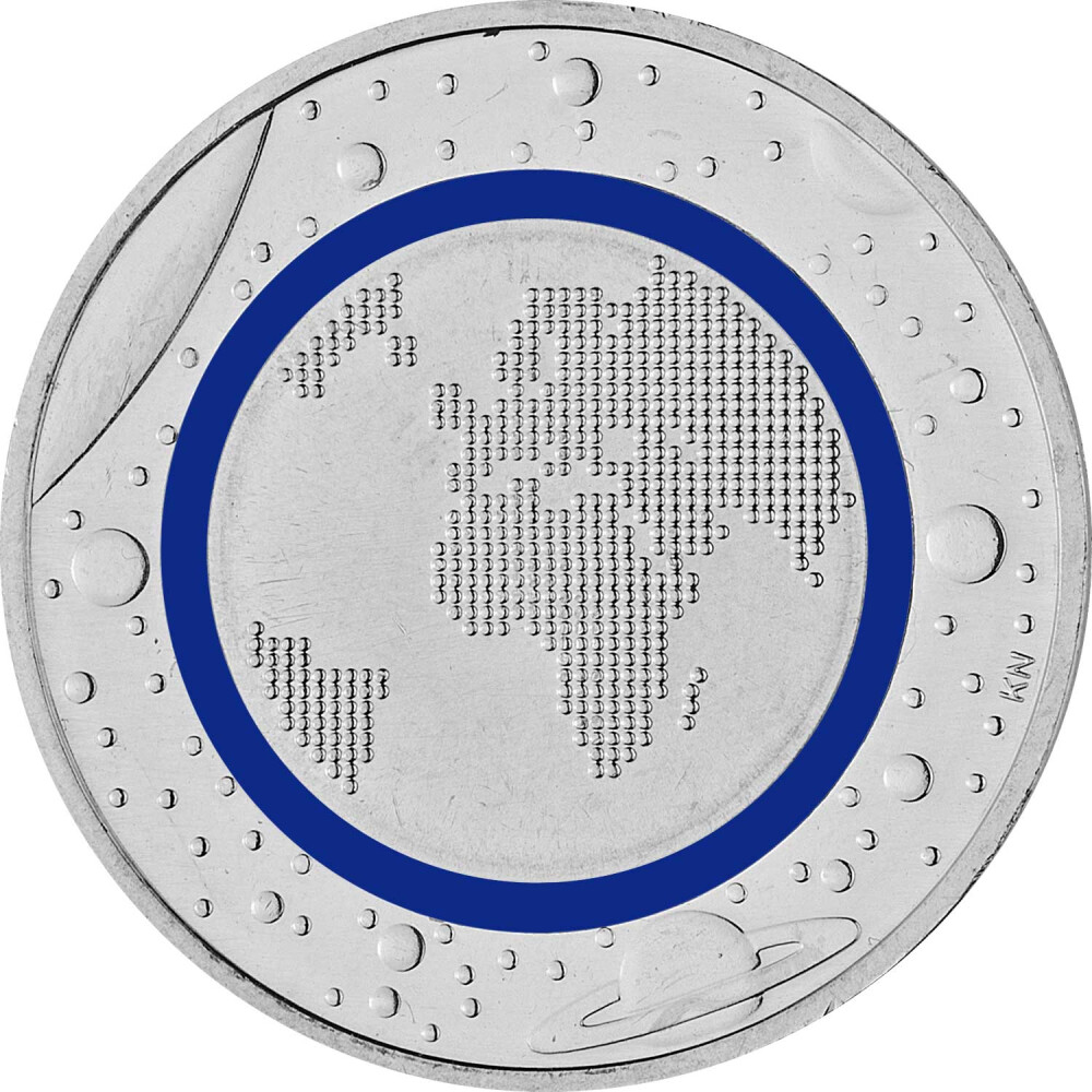 5 Euro Münze Deutschland Blauer Planet 2016 Pp