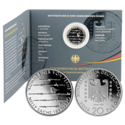 20 Euro Deutschland 2016 Silber PP - Nelly Sachs