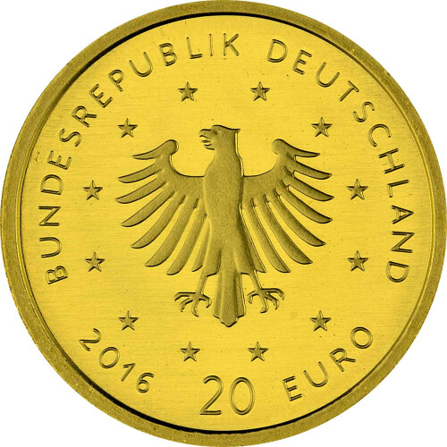 20 Euro Goldmünze Nachtigall - Deutschland 2016 - Serie:...