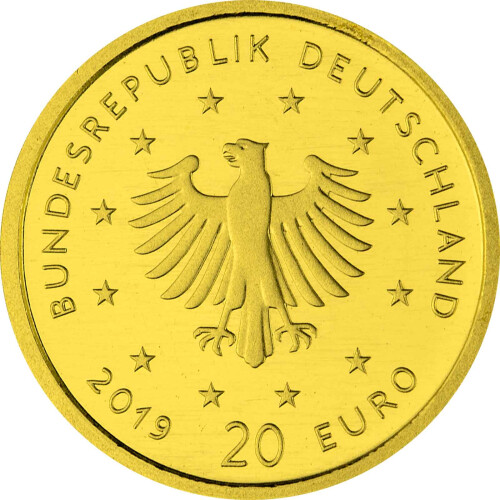 20 Euro Goldmünze Wanderfalke - Deutschland 2019 - Serie:...