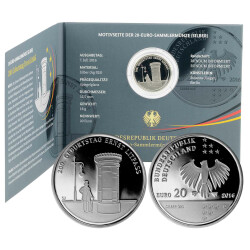 20 Euro Deutschland 2016 Silber PP - Ernst Litfaß