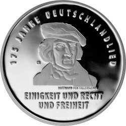 20 Euro Deutschland 2016 Silber PP - Deutschlandlied