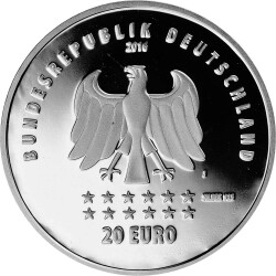 20 Euro Deutschland 2016 Silber PP - Deutschlandlied