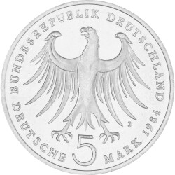 5 DM Gedenkmünze 1984 - 175. Geburtstag Felix...