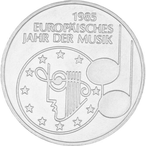 5 DM Gedenkmünze 1985 - Europäisches Jahr der Musik