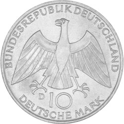 10 DM Gedenkmünze 1972 D - verschlungene Arme