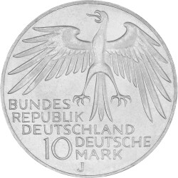10 DM Gedenkmünze 1972 J - Stadiondach