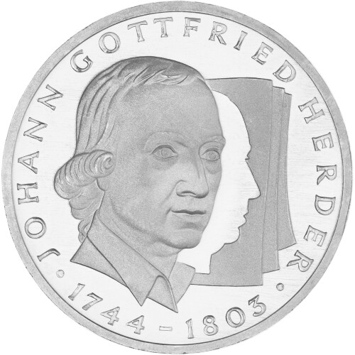 10 DM Gedenkmünze 1994 G - 250. Geburtstag Johann Gottfried Herder