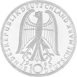 10 DM Gedenkmünze 1995 J - Frauenkirche Dresden