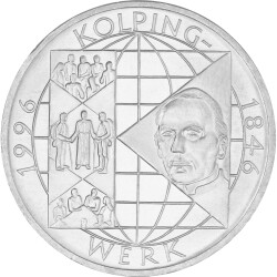 10 DM Gedenkmünze 1996 A - Adolph Kolping