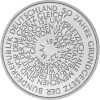 10 DM Gedenkmünze 1999 D - 50 Jahre Grundgesetz für die BRD