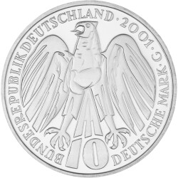 10 DM Gedenkmünze 2001 G - 50 Jahre...