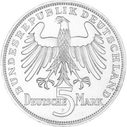 5 DM Gedenkmünze 1955 - 150. Todestag Friedrich von Schiller