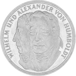 5 DM Gedenkmünze 1967 - Wilhelm und Alexander von...