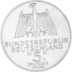 5 DM Gedenkmünze 1972 - 500. Geburtstag Albrecht...