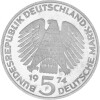 5 DM Gedenkmünze 1974 - 25 Jahre Grundgesetz 1949-1974