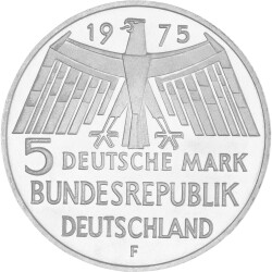 5 DM Gedenkmünze 1975 - Europäisches...