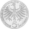 5 DM Gedenkmünze 1975 - 100. Geburtstag Albert Schweitzer