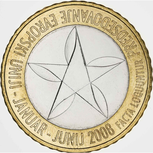 3 Euro Gedenkmünze Slowenien 2008 bfr. - EU Ratspräsidentschaft