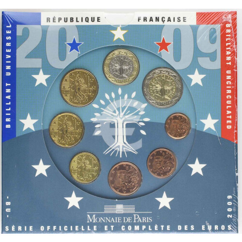 Offizieller KMS Frankreich 2009 Stempelglanz (st)