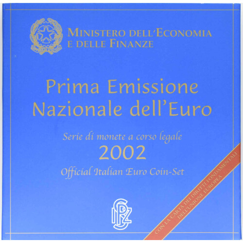 Offizieller KMS Italien 2002 Stempelglanz (st)