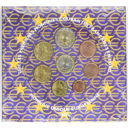 Offizieller KMS Frankreich 2002 Stempelglanz (st)