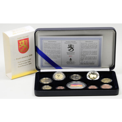 Offizieller KMS Finnland 2008 Polierte Platte / PP