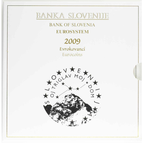 Offizieller KMS Slowenien 2009 Stempelglanz (st)
