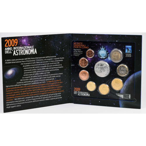 Offizieller KMS San Marino 2009 Stempelglanz (st) - Astronomie