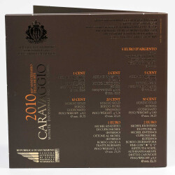 Offizieller KMS San Marino 2010 Stempelglanz (st) - Caravaggio