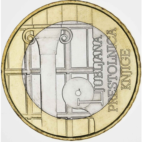 3 Euro Gedenkmünze Slowenien 2010 bfr. - Unesco Ljubljana