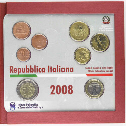 Offizieller KMS Italien 2008 Stempelglanz (st)