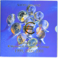 Off. KMS Finnland 1999 + 2000 + 2001 Stempelglanz