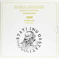 Offizieller KMS Slowenien 2008 Stempelglanz (st)