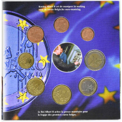 Off. KMS Belgien 2002 Stempelglanz - Adieu Franc !