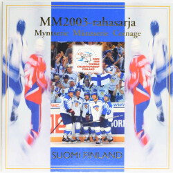 Off. KMS Finnland 2003 Stempelglanz - Eishockey-WM