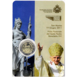 2 Euro Kursmünze San Marino 2011 st im Blister