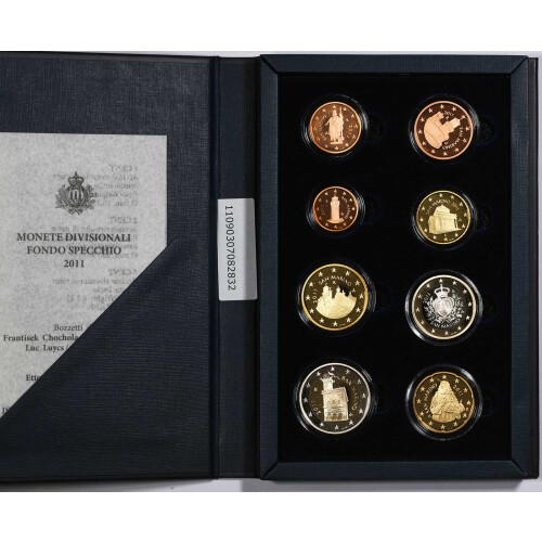 Offizieller KMS San Marino 2011 Polierte Platte (PP)